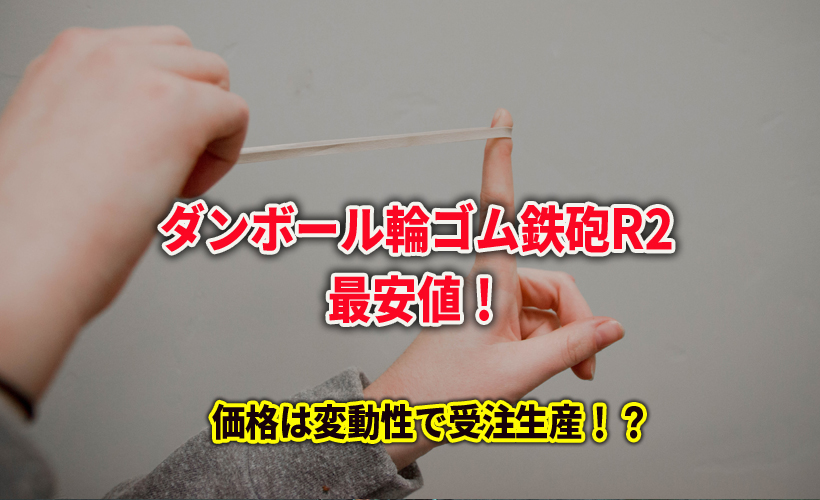 ダンボール輪ゴム鉄砲R2の最安値!価格は変動性で受注生産!?