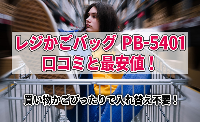 レジかごバッグ PB-5401の口コミと最安値!買い物かごぴったりで入れ替え不要!